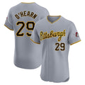 P.Pirates #29 Ryan O¡¯Hearn Player Gray Road Home Limited Elite Fdoa Stitched Jerseys