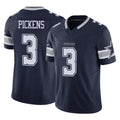 D.Cowboys #3 George Pickens Player Navy Limited Vapor F.U.S.E. Home Game Gdoa Stitched Jerseys