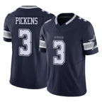 D.Cowboys #3 George Pickens Player Navy Limited Vapor F.U.S.E. Home Game Gdoa Stitched Jerseys