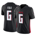 A.Falcons #6 Nick Folk Player Black Vapor F.U.S.E. Limited Home Game Gdoa Stitched Jerseys