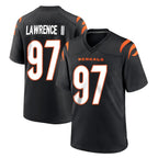C.Bengals #97 Dexter Lawrence II Player Black Home Game Gdoa Stitched Jerseys