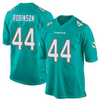 M.Dolphins #44 Chop Robinson Player Aqua Team Color Home Game Gdoa Stitched Jerseys