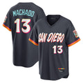 S.Diego Padres #13 Manny Machado Player Obsidian 2026 City Connect Home Game T-shirt Fdoa Stitched Jerseys