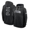 S.Seahawks #2 Drew Lock Player 2026 Black Logo Pullover Hoodies Limited Game Gdoa Stitched Jerseys