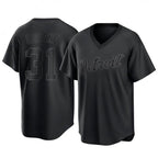 D.Tigers #31 Riley Greene Player Black T-shirt Home Game Gdoa Stitched Jerseys