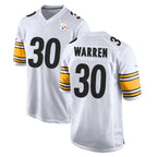 P.Steelers #30 Jaylen Warren Player White Home Game Gdoa Stitched Jerseys