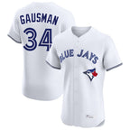 T.Blue Jays #34 Kevin Gausman Player White Home Elite Fdoa Stitched Jerseys