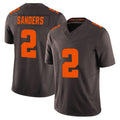 C.Browns #2 Shedeur Sanders Player Brown Limited Vapor F.U.S.E. Alternate Game Gdoa Stitched Jerseys