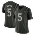 NY.Jets #5 Garrett Wilson Player Green Limited 2025 Rivalries Collection Home Game Gdoa Stitched Jerseys