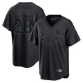 St. Louis Cardinals #28 Nolan Arenado Player Black City Connect T-shirt Fdoa Stitched Jerseys