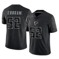A.Falcons #52 Samson Ebukam Player Black RFLCTV Limited Game Gdoa Stitched Jerseys