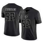 A.Falcons #52 Samson Ebukam Player Black RFLCTV Limited Game Gdoa Stitched Jerseys