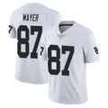 LV.Raiders #87 Michael Mayer Player White Limited Vapor Untouchable Home Game Gdoa Stitched Jerseys