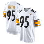 P.Steelers #95 Keeanu Benton Player White Home Game Gdoa Stitched Jerseys