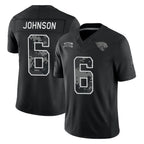 J.Jaguars #6 Antonio Johnson Player Black Limited 2026 Salute to Service Home Game Gdoa Stitched Jerseys