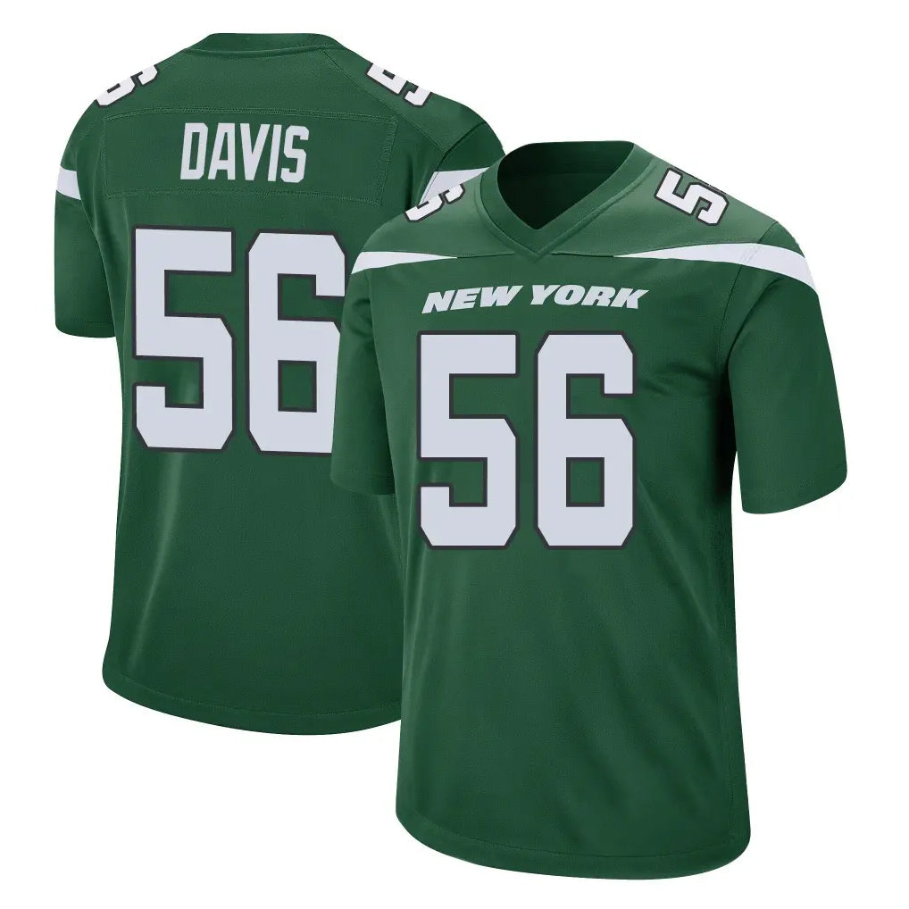 NY.Jets #56 Demario Davis Player Green Home Game Gdoa Stitched Jerseys