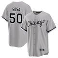 C.White Sox #50 Lenyn Sosa Player Gray Home Game Gdoa Stitched Jerseys