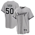 C.White Sox #50 Lenyn Sosa Player Gray Home Game Gdoa Stitched Jerseys