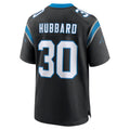 C.Panthers #30 Chuba Hubbard Player Black Home Game Gdoa Stitched Jerseys