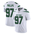 NY.Jets #97 Harrison Phillips Player White Spotlight Limited Vapor Home Game Gdoa Stitched Jerseys