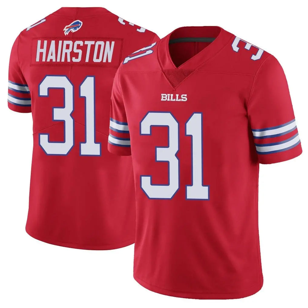 B.Bills #31 Maxwell Hairston Player Red Vapor Untouchable Limited Home Game Gdoa Stitched Jerseys