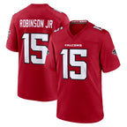 A.Falcons #15 Brian Robinson Player Red Team Color Home Game Gdoa Stitched Jerseys