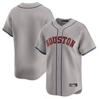 H.Astros ## Astros Blank Player Gray Home Limited Gdoa Stitched Jerseys