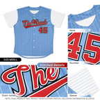 Custom Red Black-White Stripe Fashion Raglan Sleeves Authentic Baseball Jersey