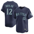 S.Mariners #12 Josh Naylor Player Navy Home Limited Fdoa Stitched Jerseys