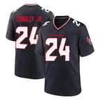 H.Texans #24 Derek Stingley Jr. Player Navy Team Home Game Gdoa Stitched Jerseys