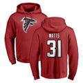 A.Falcons #31 Xavier Watts Player Red Pullover Hoodies Home Game Gdoa Stitched Jerseys