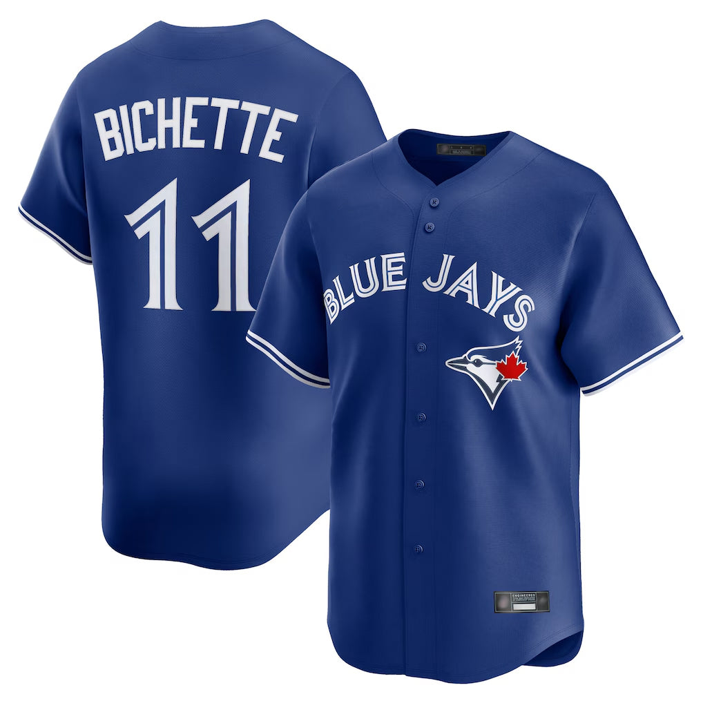 T.Blue Jays #11 Bo Bichette Player Royal Limited Home Fdoa Stitched Jerseys
