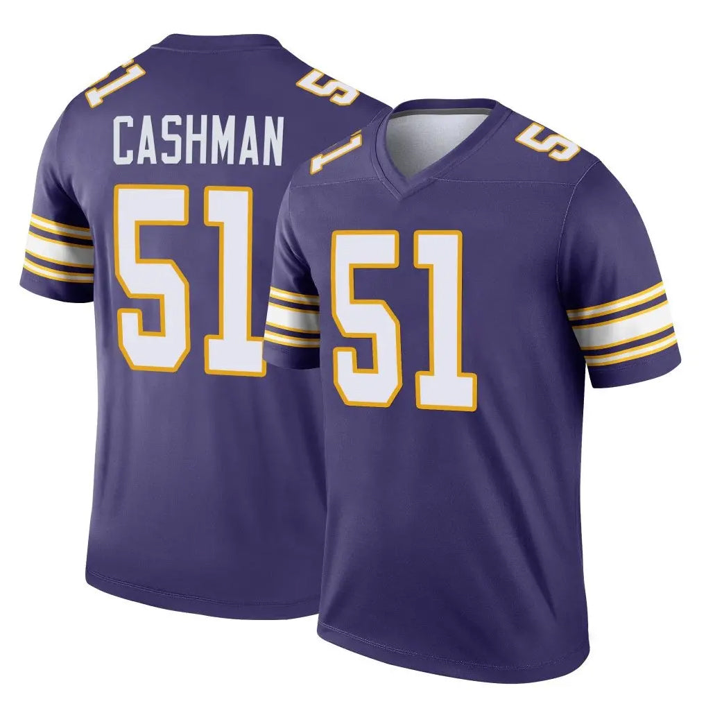 M.Vikings #51 Blake Cashman Player Purple Limited Classic Home Game Gdoa Stitched Jerseys