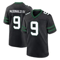 NY.Jets #9 Will McDonald IV Player Black Legacy Home Game Gdoa Stitched Jerseys