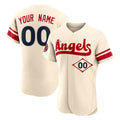 Custom LA.Angels Cream City Connect Limited Elite Home Game Any Name & Number Gdoa Stitched Jerseys