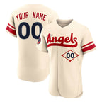 Custom LA.Angels Cream City Connect Limited Elite Home Game Any Name & Number Gdoa Stitched Jerseys