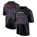 NE.Patriots #30 Jam Miller Player Carbon Fashion Limited Home Game Gdoa Stitched Jerseys