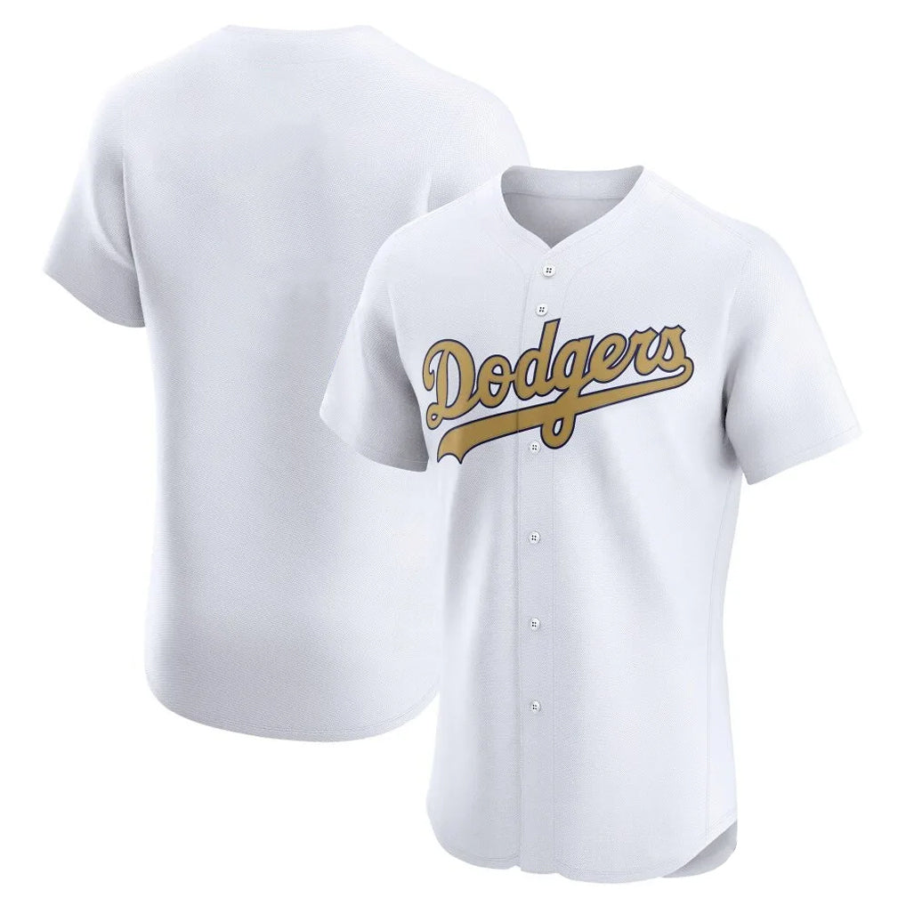 LA.Dodgers ## Dodgers Blank Player Gold Limited Elite Home Fdoa Stitched Jerseys