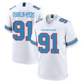 T.Titans #91 John Franklin-Myers Player White 2026 Game Home Gdoa Stitched Jerseys