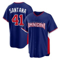 A.Diamondbacks #41 Carlos Santana Player Royal 2026 World Classic Home Game Gdoa Stitched Jerseys