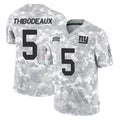 NY.Giants #5 Kayvon Thibodeaux Player Arctic Camo Salute To Service Limited Game Gdoa Stitched Jerseys