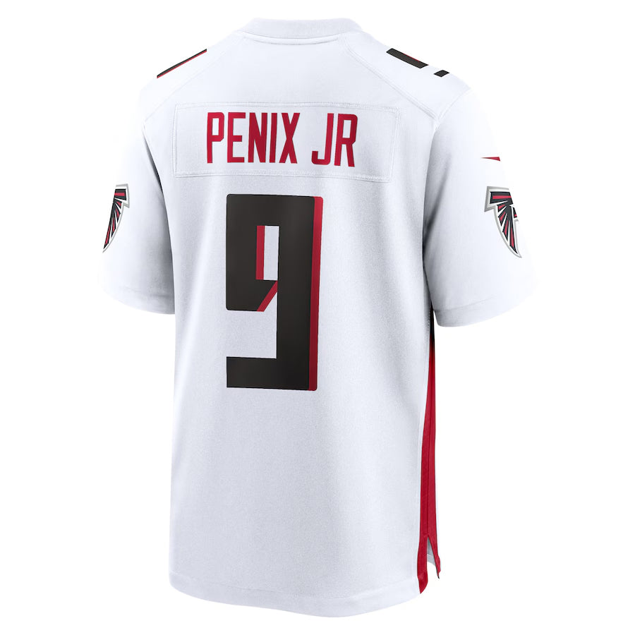 A.Falcons #9 Michael Penix Jr. Player White Home Game Gdoa Stitched Jerseys
