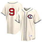 C.Cubs #9 Miguel Amaya Player Cream Field of Dreams Home Game Gdoa Stitched Jerseys