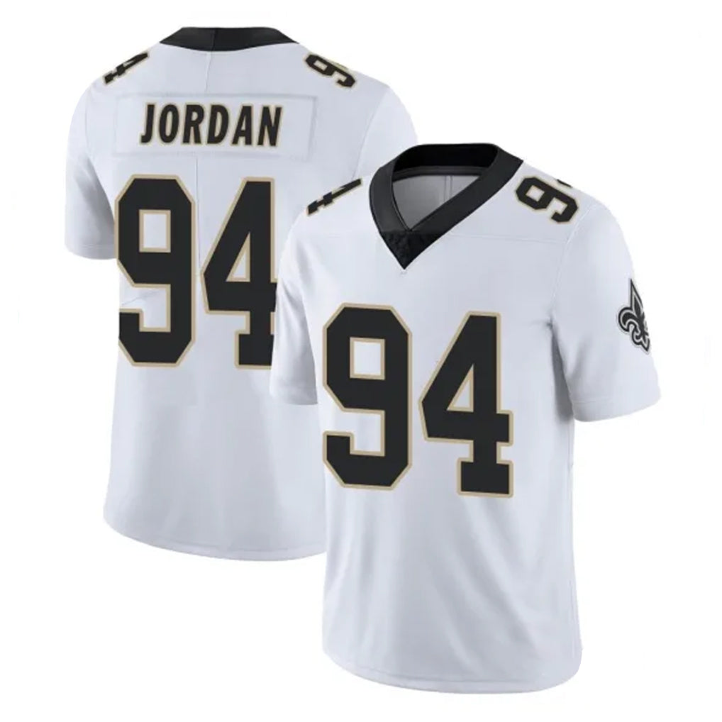 NO.Saints #94 Cameron Jordan Player White Limited Vapor Untouchable Home Game Gdoa Stitched Jerseys
