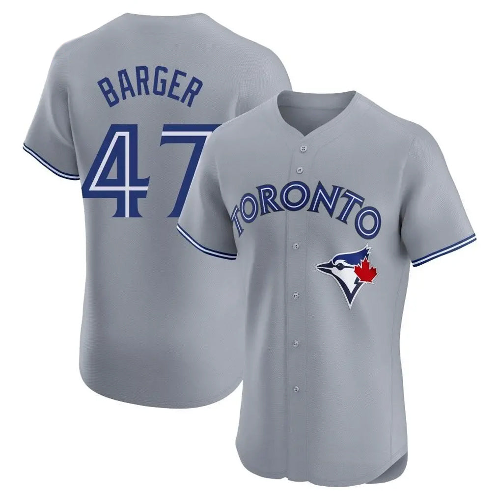 T.Blue Jays #47 Addison Barger Player Gray Elite Limited Fdoa Stitched Jerseys