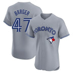 T.Blue Jays #47 Addison Barger Player Gray Elite Limited Fdoa Stitched Jerseys
