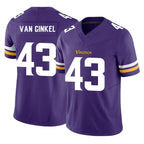 M.Vikings #43 Andrew Van Ginkel Player Purple Limited Vapor F.U.S.E. Home Game Gdoa Stitched Jerseys