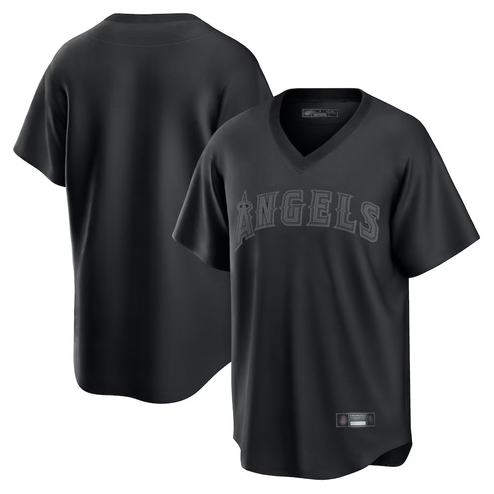 LA.Angels ## Angels Blank Player Black Pitch Fashion T-shirt Fdoa Stitched Jerseys