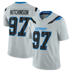 D.Lions #97 Aidan Hutchinson Player Silver Limited 2026 Rivalries Collection Home Game Gdoa Stitched Jerseys