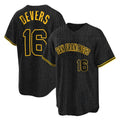 SF.Giants #16 Rafael Devers Player Black Snake Skin City Limited Fdoa Stitched Jerseys